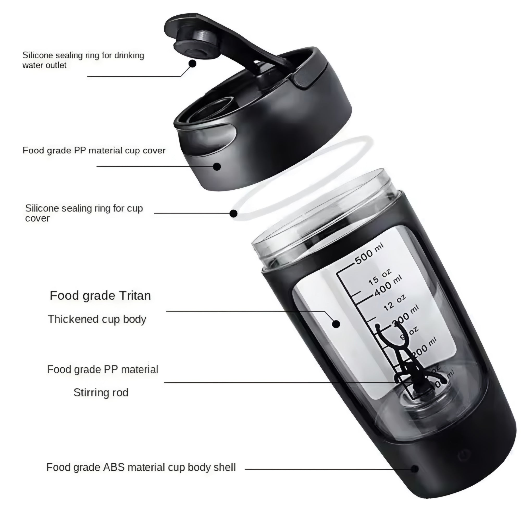 Automatisk Shaker Mixer