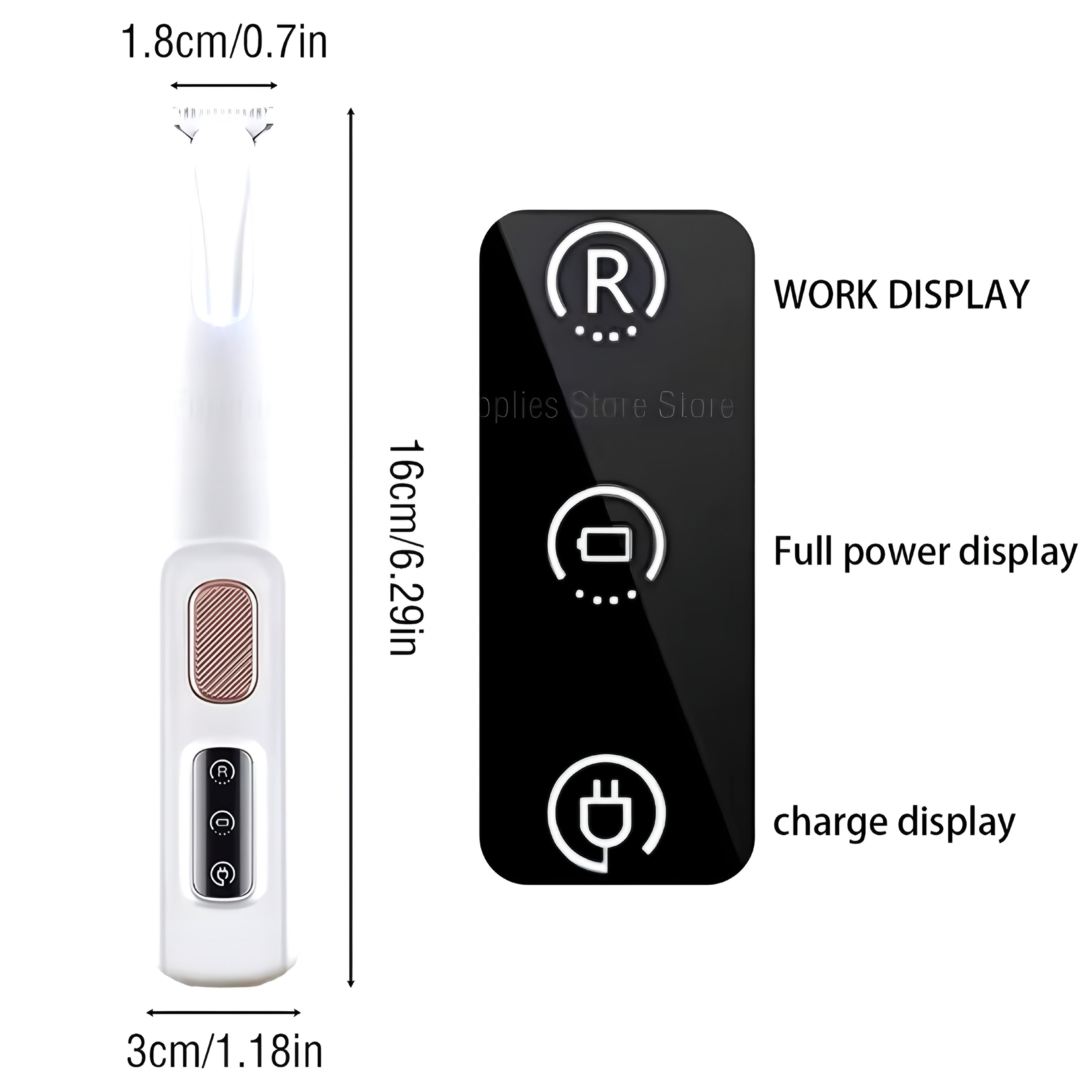 USB Pote-Trimmer med LED-lys