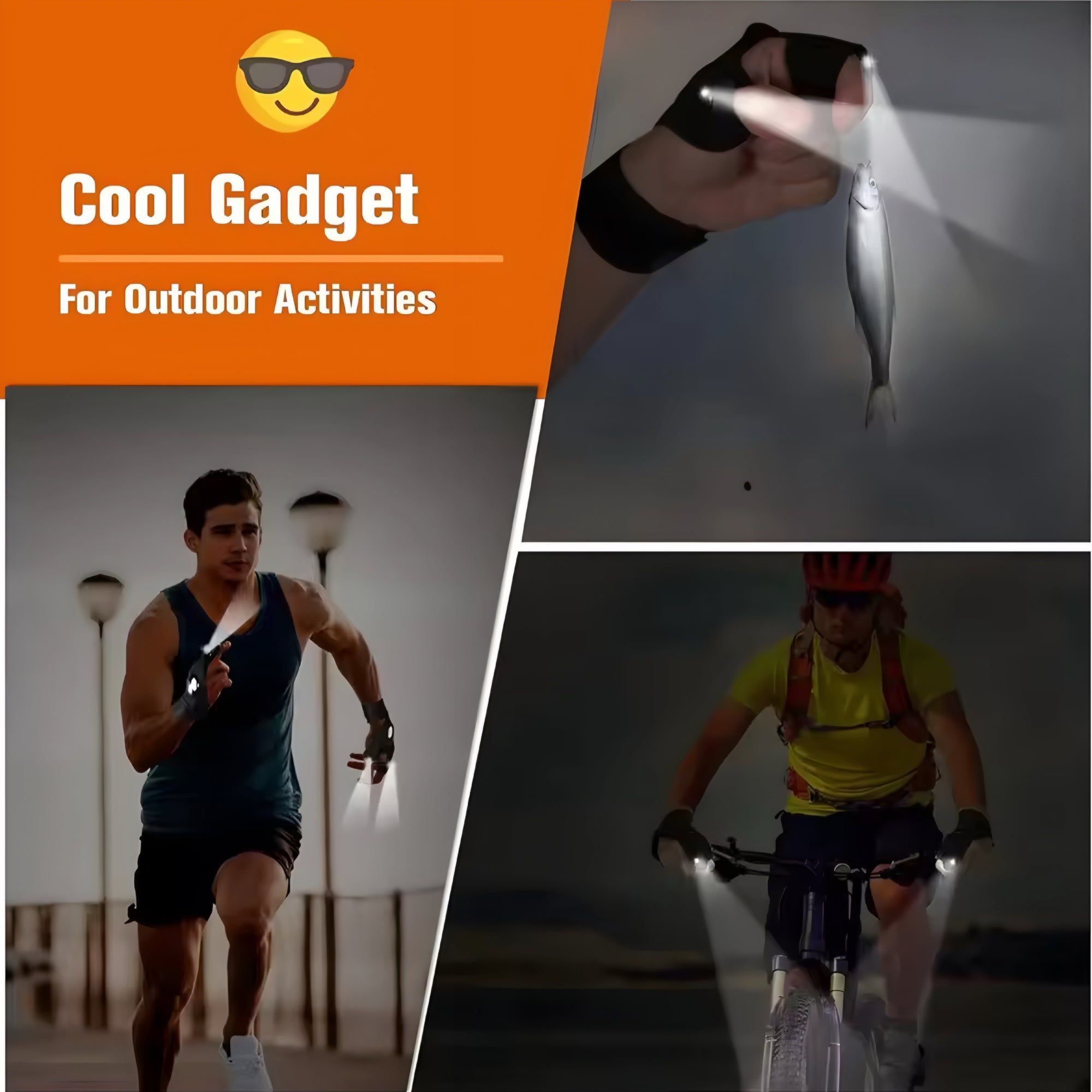 Hands-Free LED-hanske