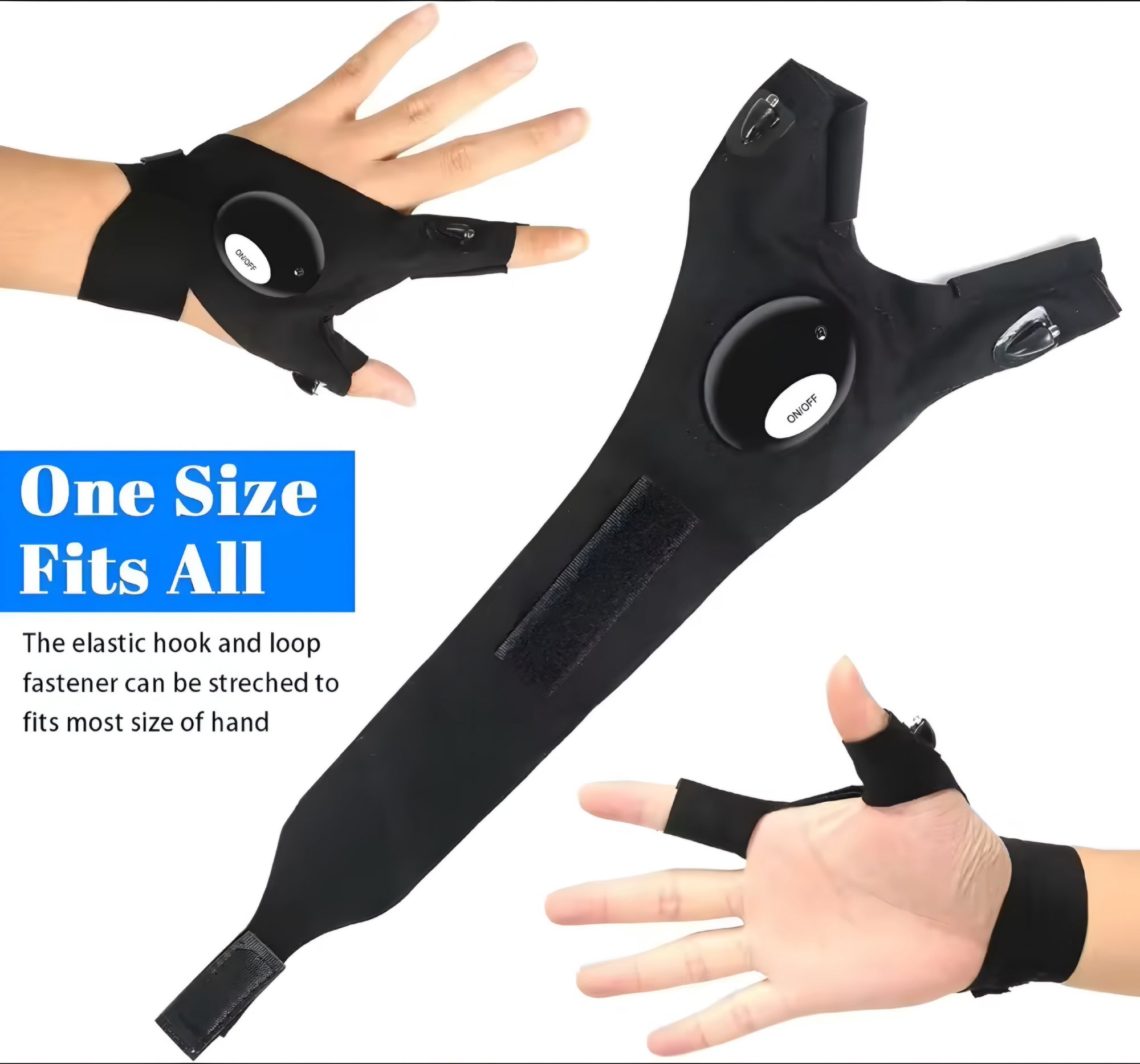 Hands-Free LED-hanske