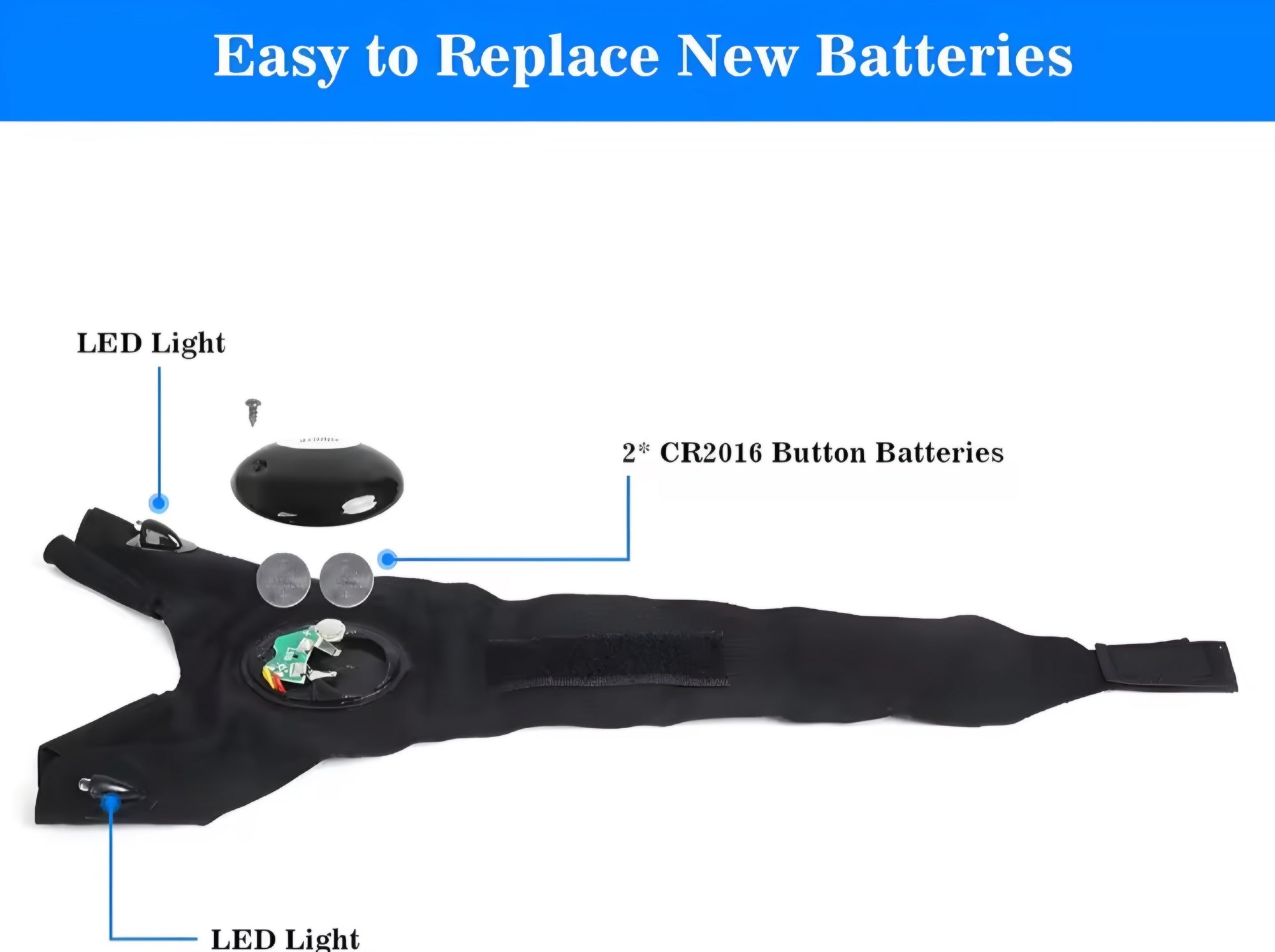 Hands-Free LED-hanske